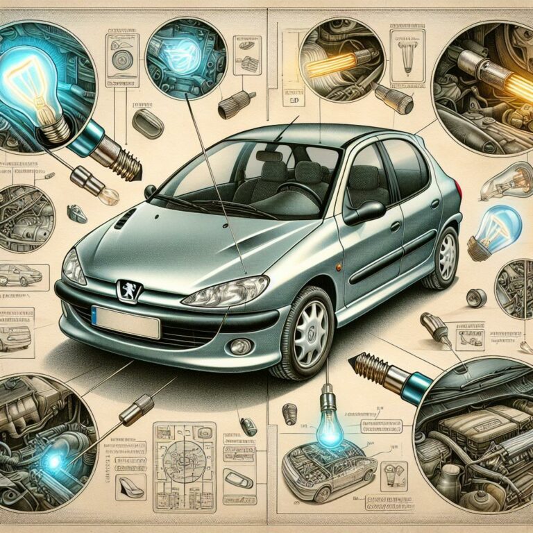 Peugeot 206 výměna žárovky: Snadný návod pro každého řidiče 7 Peugeot 206 výměna žárovky: Snadný návod pro každého řidiče